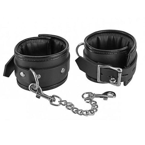 ErosLeather Ankle Cuffs by Hell's Couture