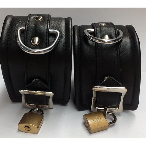 ErosLeather Ankle Cuffs by Hell's Couture