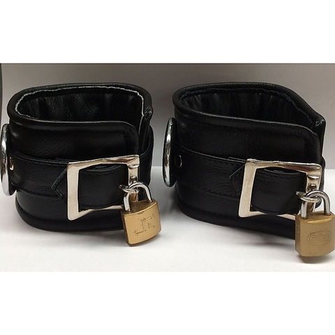 ErosLeather Wrist Cuffs by Hell's Couture
