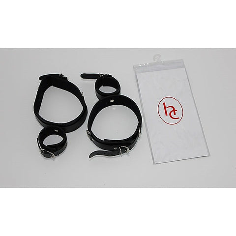 ViolentDelights Thigh and Wrist Restraints by Hell's Couture