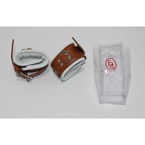 Luxurious Leather Wrist Restraints by Hell's Couture