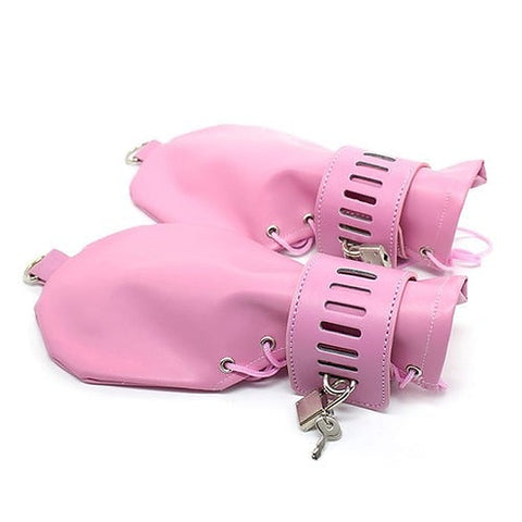 Spartacus Faux Leather BDSM Mittens by Hell's Couture