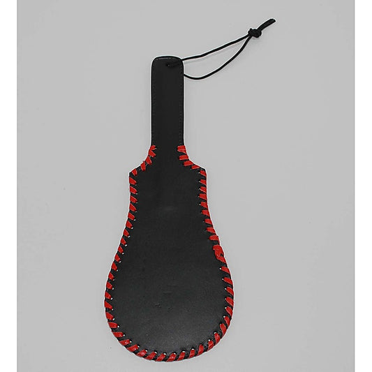 Whipped Ass Oval Leather Paddle 35cm by Hell's Couture