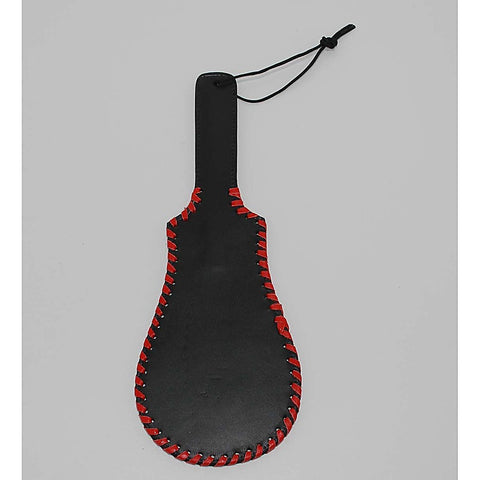 Whipped Ass Oval Leather Paddle 35cm by Hell's Couture