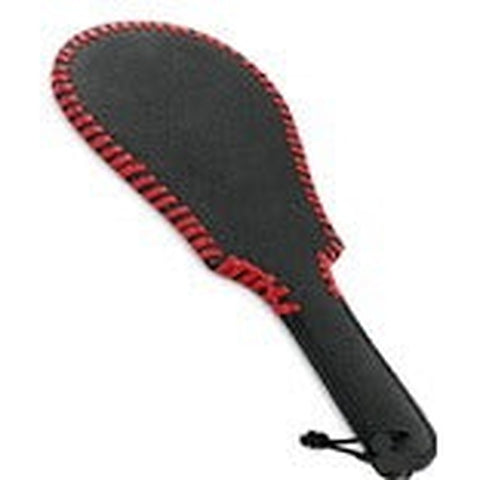 Whipped Ass Oval Leather Paddle 35cm by Hell's Couture