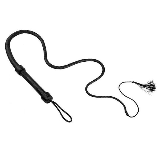 Stockmans Leather Whip 180cm by Hell's Couture