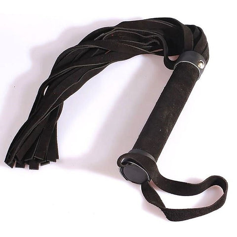 Handcrafted Suede Pleasure Flogger by Hell's Couture