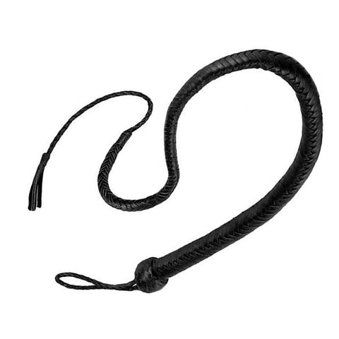 Stockmans Leather Whip by Hell's Couture