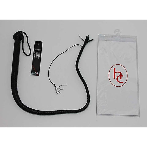 Stockmans Leather Whip by Hell's Couture