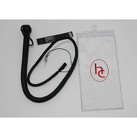 Stockmans Leather Whip 120cm by Hell's Couture
