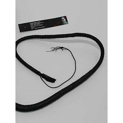 Stockmans Leather Whip 120cm by Hell's Couture