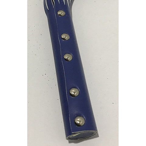 Blue Leather Whip by Hell's Couture