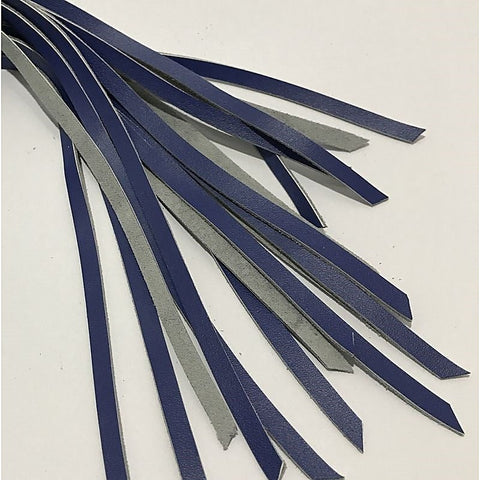 Blue Leather Whip by Hell's Couture