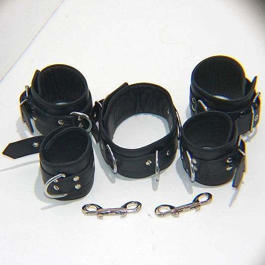 The Specialist Leather Bondage Set by Hell's Couture