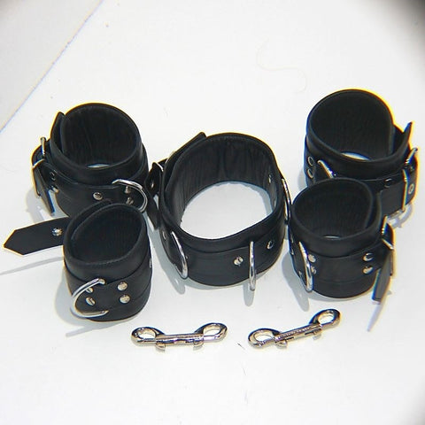 The Specialist Leather Bondage Set by Hell's Couture