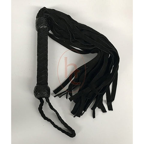 Madames Suede Flogger With Wrist Loop by Hell's Couture
