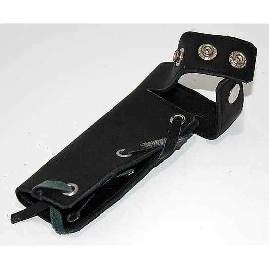Lace Up Leather Cock Sheath by Hell's Couture
