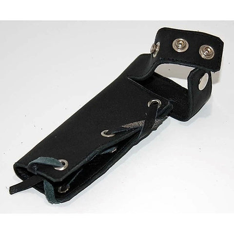 Lace Up Leather Cock Sheath by Hell's Couture