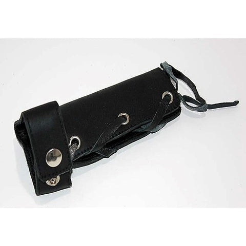 Lace Up Leather Cock Sheath by Hell's Couture