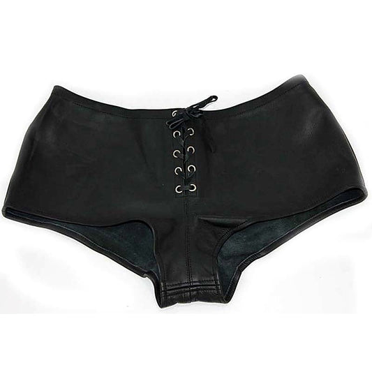 Ladies Shorts in Leather by Hell's Couture