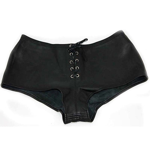 Ladies Shorts in Leather by Hell's Couture