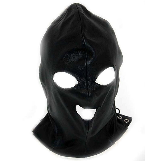 Leather Executioner Bondage Hood by Hell's Couture