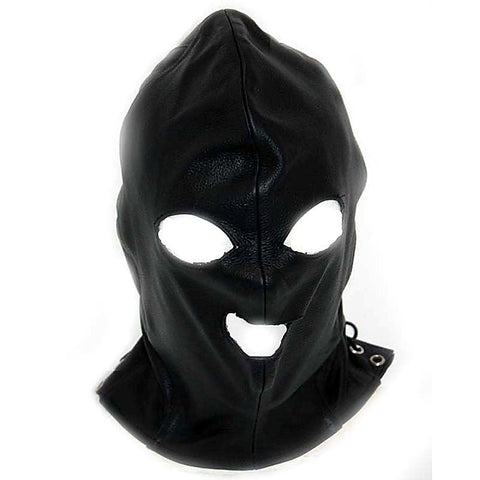 Leather Executioner Bondage Hood by Hell's Couture