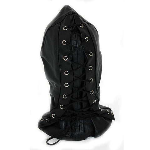 Leather Executioner Bondage Hood by Hell's Couture