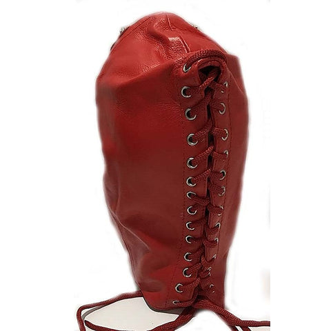 Leather Spiked Devil Hood by Hell's Couture