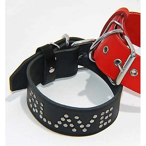 Slave Leather BDSM Collar by Hell's Couture