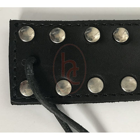 Puppy Cage Leather Hand Paddle by Hell's Couture