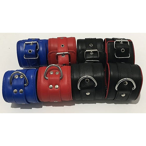 Bullish Leather BDSM Cuffs by Hell's Couture
