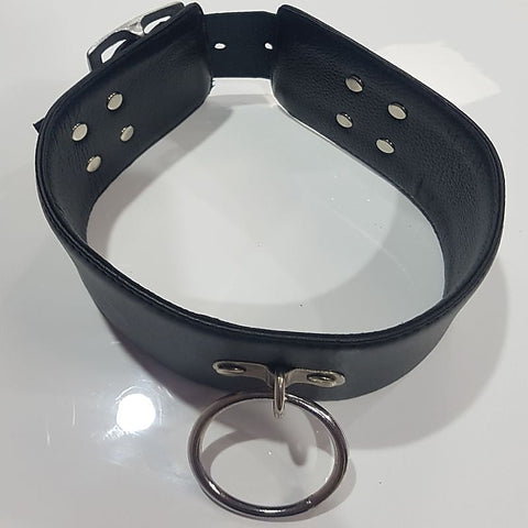 Slave Control Collar with O-Ring by Hell's Couture