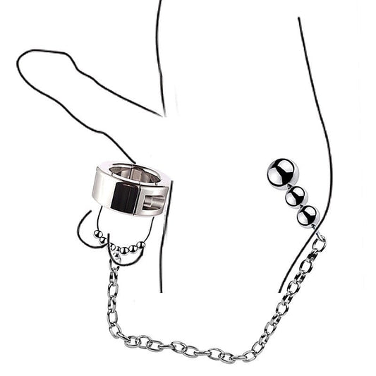 Scrotum Testicle Restraint Chain by BDStyle