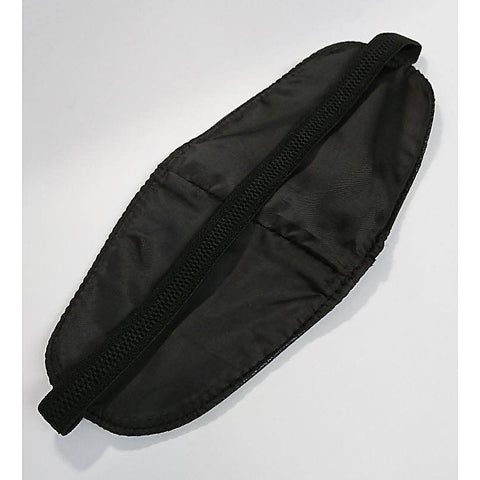 Sphere Wide Leather Blindfold by Hell's Couture