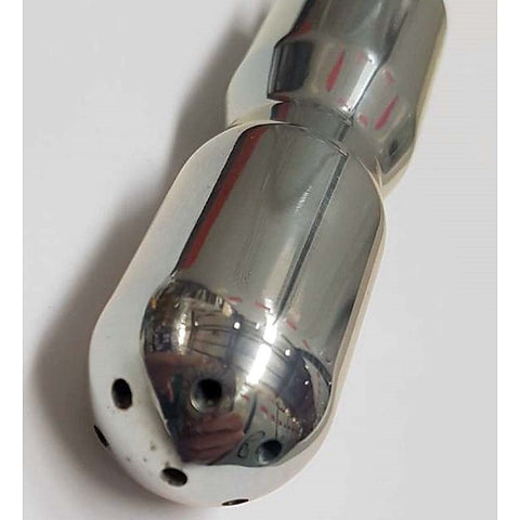 Shower Head Metal Anal Douche by Hell's Couture