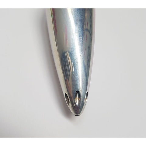 Steel Anal Douche Nozzle Attachment by Hell's Couture