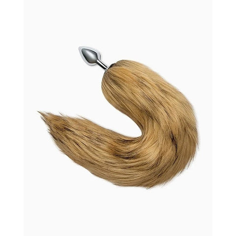 Enchanting Faux Horse Tail Metal Butt Plug by Hell's Couture