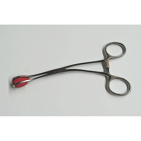 Young Tongue Forceps with Curved Handle by Hell's Couture