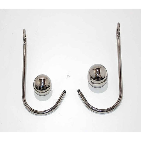 Well Hung Steel Anal Hook by Hell's Couture
