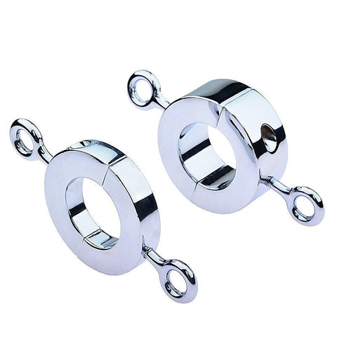 Metallic Testicle Stretcher Weights - 4 Balls Small