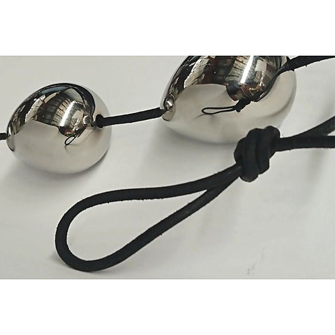 Steel Anal Pleasure Balls by Hell's Couture