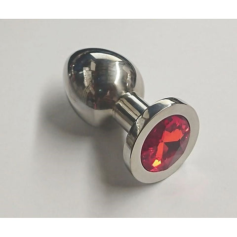 Bedazzled Steel Butt Plug Medium by Hell's Couture