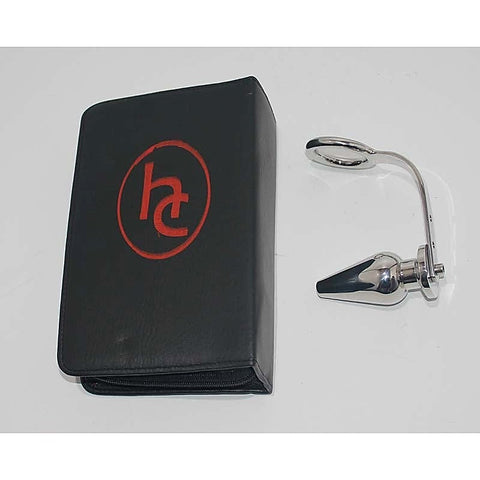 Surgical Steel Anal Plug and Cock Ring Set by Hell's Couture