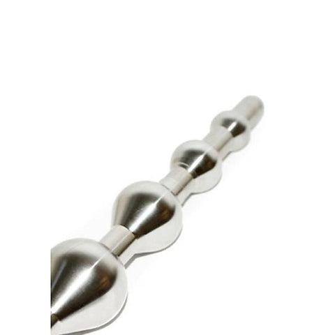 Five Stage Bulbed Steel Sex Probe by Hell's Couture