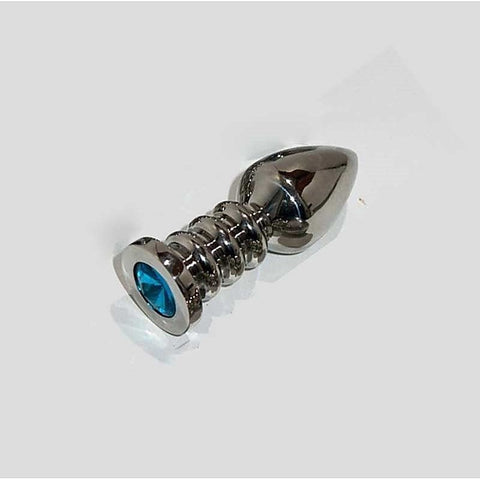 Ribbler Metal Jeweled Medium Butt Plug