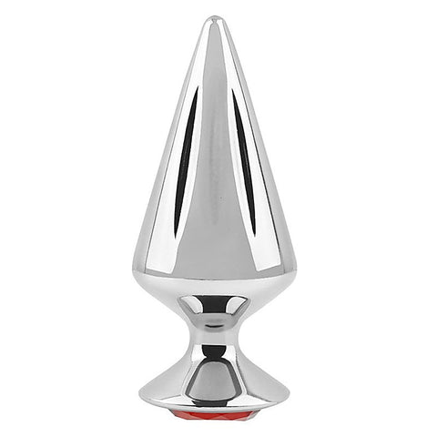 Cone Butt Plug With Jewelly by Hell's Couture