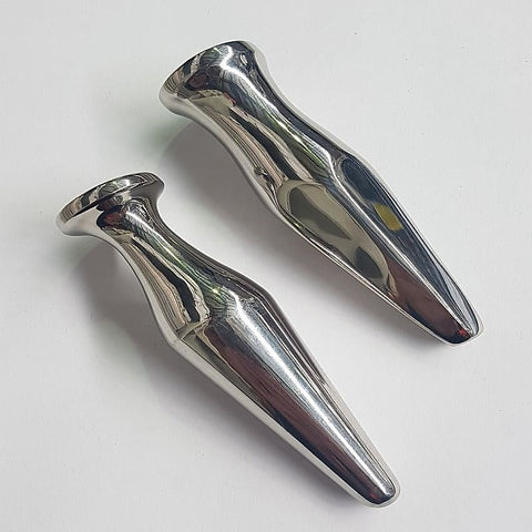 Steel Uberkinky Squared Butt Plug by Hell's Couture