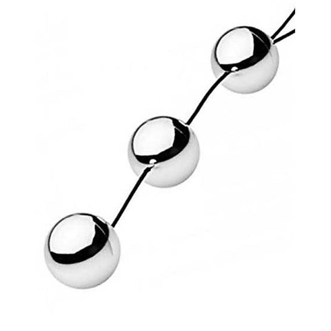 Three Ben Wa Balls Anal Beads by Hell's Couture