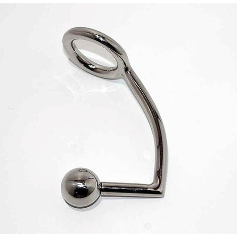 Steel Cock Ring Anal Intruder by Hell's Couture